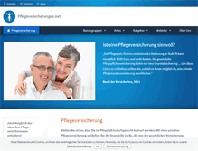 Tablet Screenshot of pflegeversicherungen.net